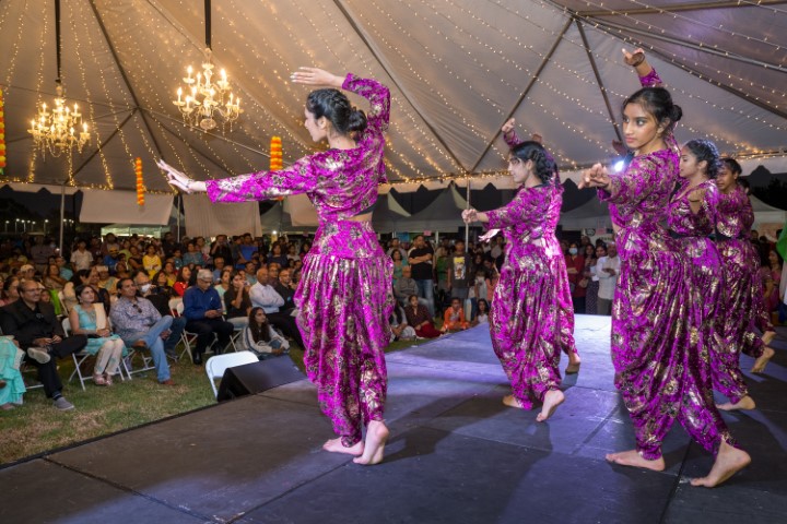 LA County Supervisor Janice Hahn attends the Diwali at Don Knabe Park in Cerritos, Saturday, Oct. 8, 2022. (Photo by Michael Owen Baker)