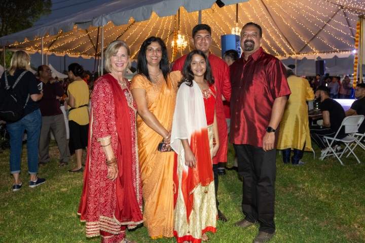 LA County Supervisor Janice Hahn attends Diwali at Don Knabe Park in Cerritos, Saturday, Oct. 8, 2022. (Photo by Michael Owen Baker)
