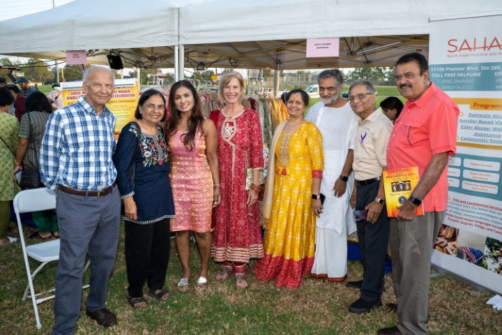 LA County Supervisor Janice Hahn attends Diwali at Don Knabe Park in Cerritos, Saturday, Oct. 8, 2022. (Photo by Michael Owen Baker)