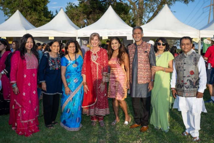 LA County Supervisor Janice Hahn attends Diwali at Don Knabe Park in Cerritos, Saturday, Oct. 8, 2022. (Photo by Michael Owen Baker)